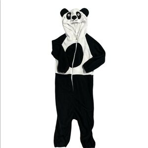 Familus Kids Panda Bear Animal Pajama Onsie Fleece with Hood